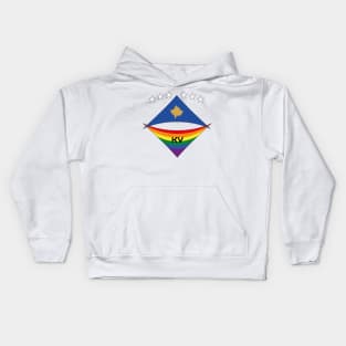 Kosovo pride flag Kids Hoodie